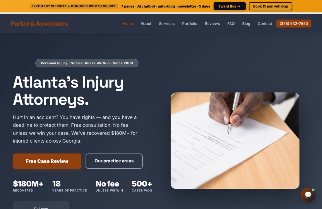 Law firm website